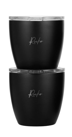 Black Wine Tumbler